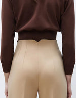 Tailored Pleat High Waist Pants