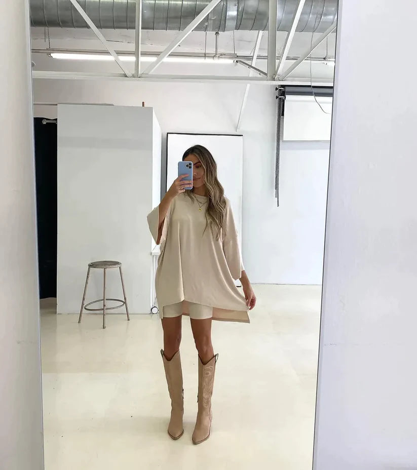 Beige 2 piece shop outfit