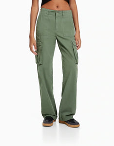 ADJUSTABLE STRAIGHT FIT CARGO PANTS