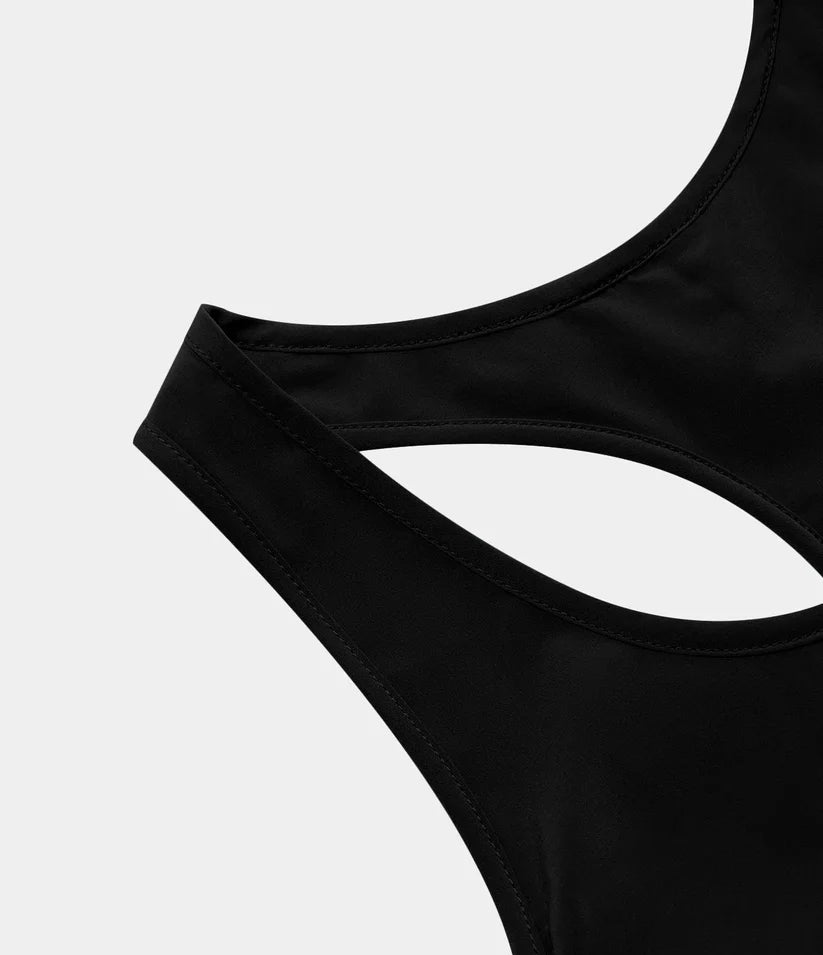 Side Pocket High Low Flowy Midi (Without Built in Bra)