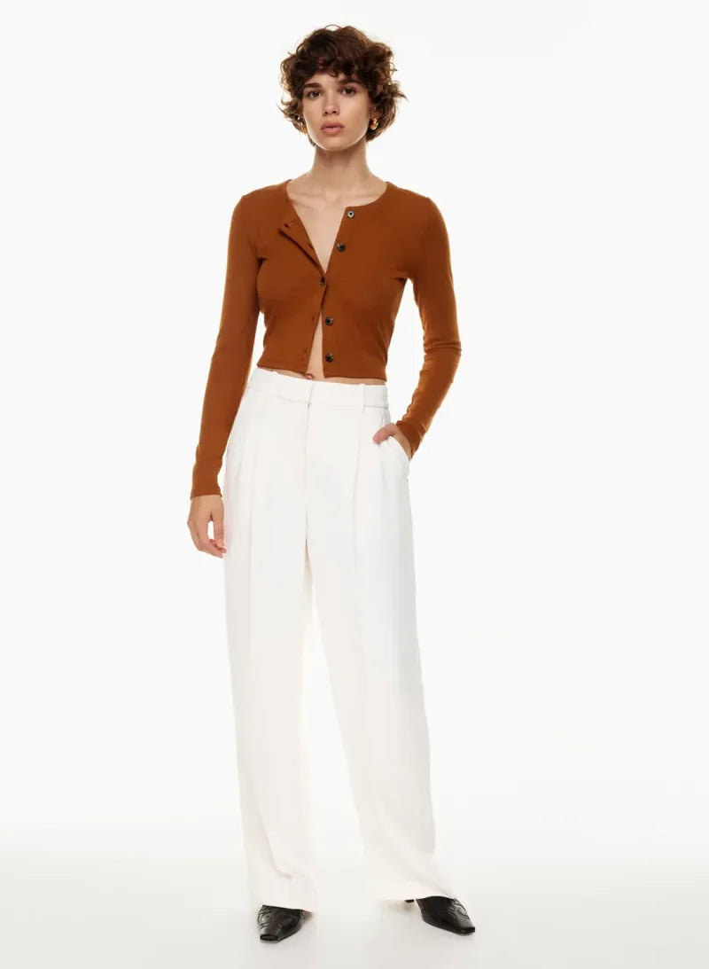 THE EFFORTLESS TAILORED WIDE LEG PANTS