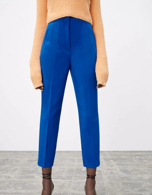 Tailored Pleat High Waist Pants