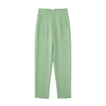 Tailored Pleat High Waist Pants