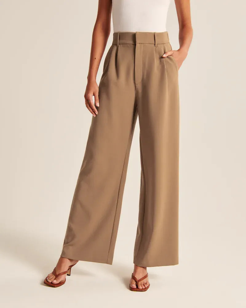 THE EFFORTLESS TAILORED WIDE LEG PANTS